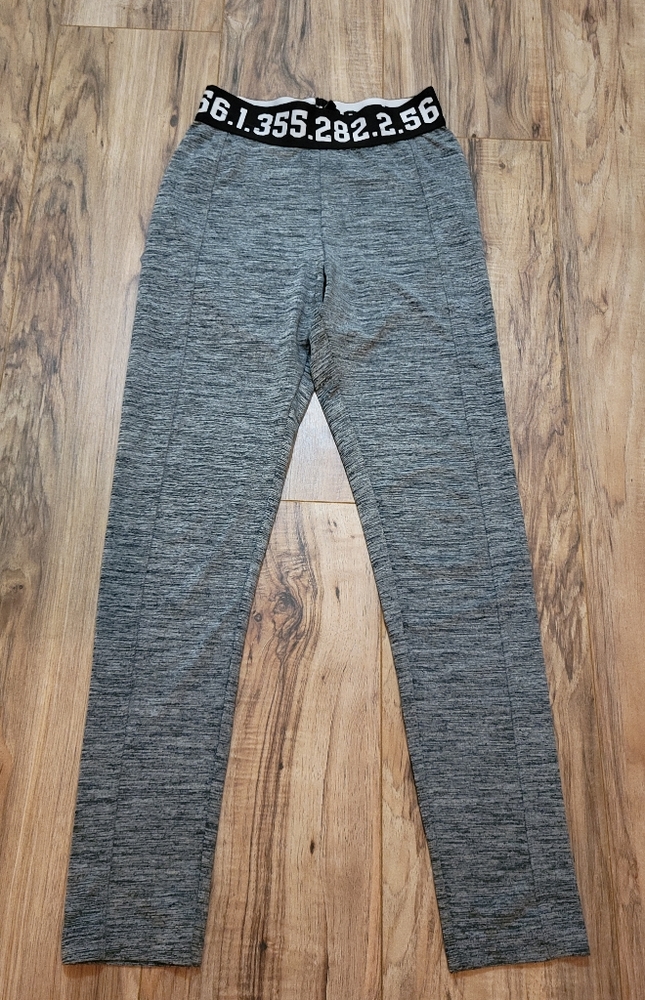 Basic Grey Black Leggings With Sturdy Waistband ⚫
